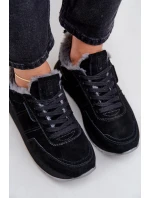 Dámské Tenisky S Kožíškem A  Big Star Černé model 21680203 - Big Star Shoes