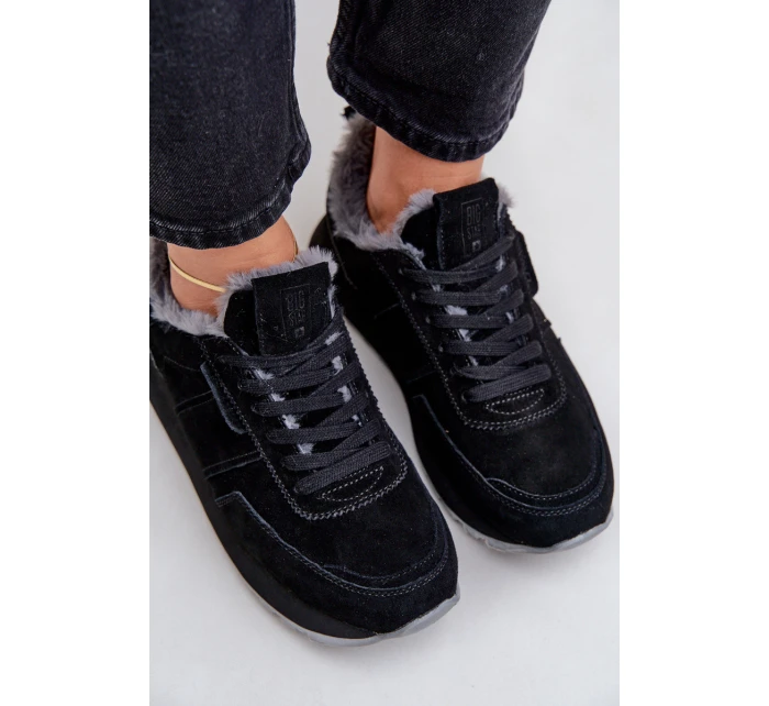 Dámské Tenisky S Kožíškem A  Big Star Černé model 21680203 - Big Star Shoes