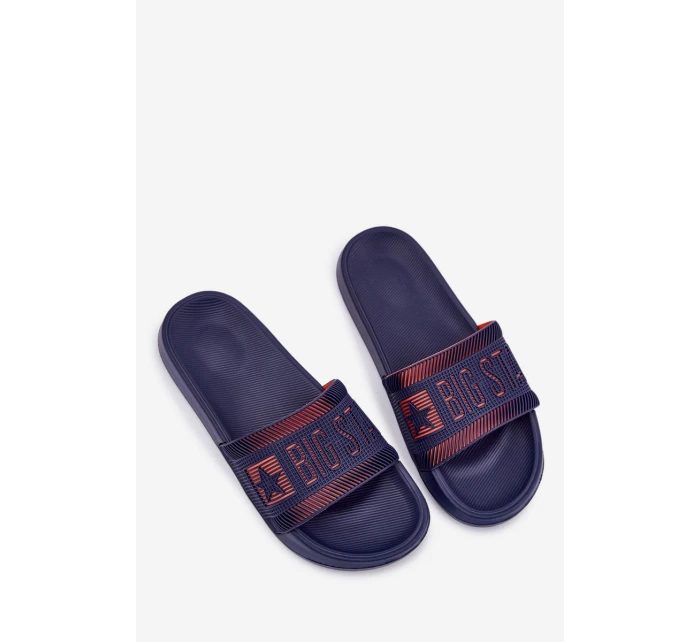 Pánské žabky Big Star RR174A052 tmavě modré