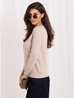 Sweter IR SW model 22278295 beżowy - FPrice Sweter IR SW model 22278295 beżowy - FPrice
