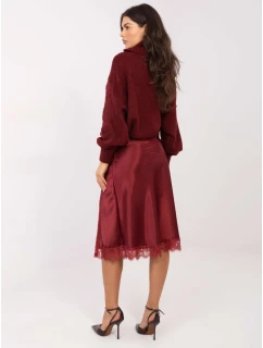 Spódnica MI SD model 21787890 bordowy - FPrice