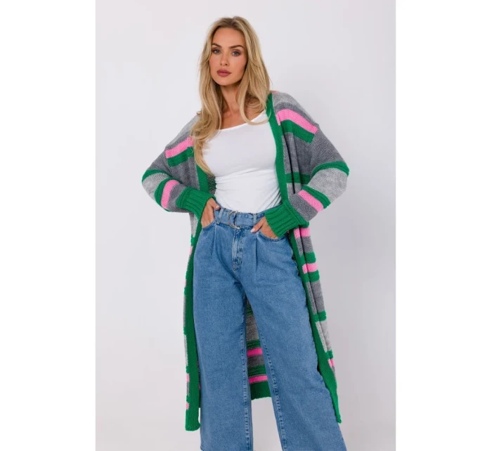 model 18863752 Otevřený pruhovaný svetr model 1 - Moe