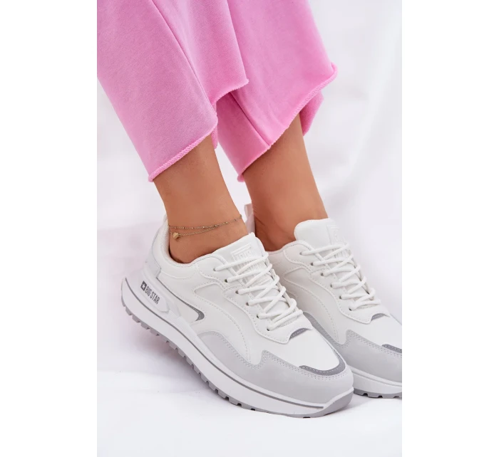 Dámské tenisky Big Star HI-POLY SYSTEM – bílé