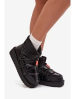 Dámské sněhule D.Franklin na platformě – černé Dámské sněhule D.Franklin na platformě – černé