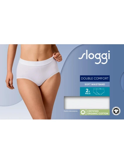 sloggi Double Comfort T Maxi 2P - WHITE - SLOGGI WHITE - SLOGGI