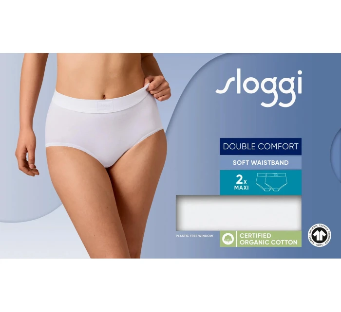 sloggi Double Comfort T Maxi 2P - WHITE - SLOGGI WHITE - SLOGGI