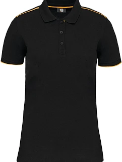 271 Dámské pracovní piqué polo "DaytoDay" model 22423849 black/yellow - WK