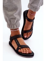 Dámské Sportovní Sandály model 21666215 Tmavě šedé - 4F Dámské Sportovní Sandály model 21666215 Tmavě šedé - 4F