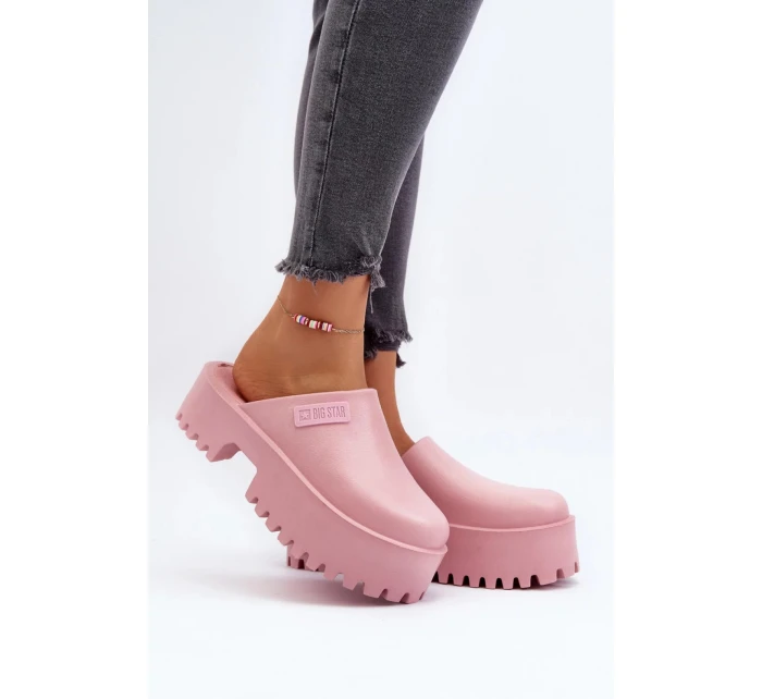 Dámské nazouváky / pantofle  NN274020 model 194119 Světle růžová - Big Star