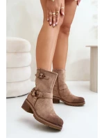 Boty na podpatku model 201885 Step in style Boty na podpatku model 201885 Step in style