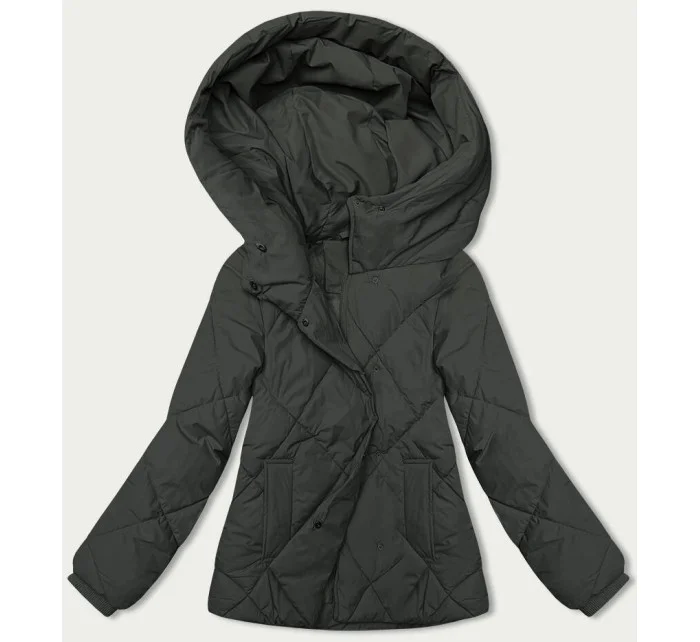 Dámská bunda v army barvě pro přechodné období (5M3175-136) Dámská bunda v army barvě pro přechodné období (5M3175-136)