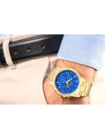 Pánské hodinky Giewont Chronograph Sapphire Gold Blue GW9460-B5