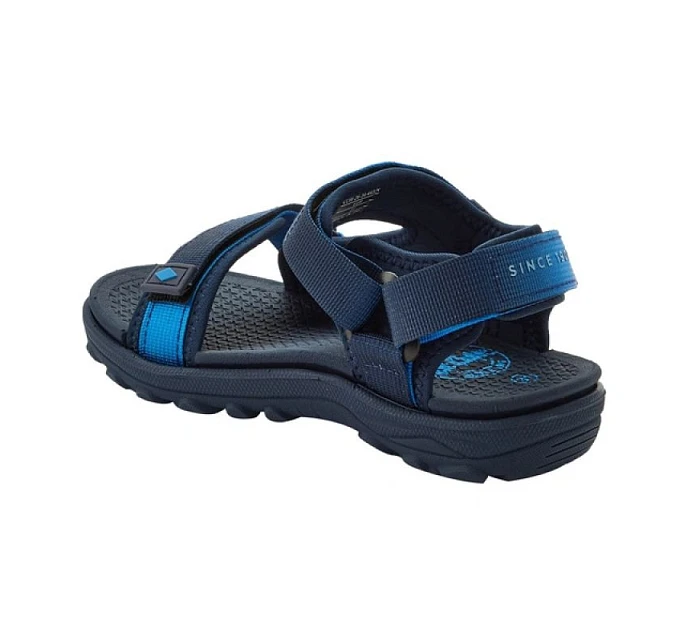 Lee Cooper dětské boty chlapecké sandály na suchý zip na letní pláž modré
