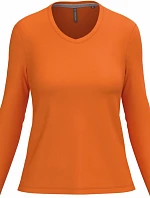Kariban K 382 Dámské tričko do V s dl. rukávem 20.K382 orange