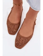 baleríny z eko semiše Camel model 21951516 - Boto