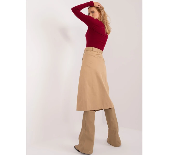 Spódnica EM SD model 19648737 camelowy - FPrice