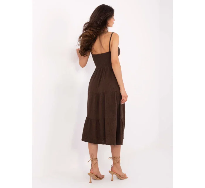 Šaty MI SK 62200.76 tmavě hnědé