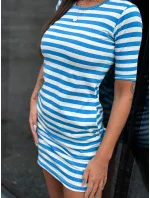 TW SK 2092 šaty.83P bílá a modrá