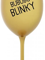 BUBUBUBLINKY - zlatý pohár na víno 350 ml