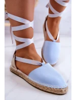 Dámské vázané espadrilky Big Star model 21577568 Modré - Big Star Shoes Dámské vázané espadrilky Big Star model 21577568 Modré - Big Star Shoes