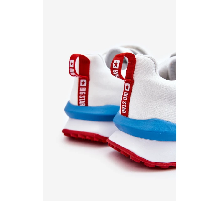 Nízká dětská sportovní obuv Memory Foam System Big Star LL374213 Bíle