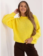 Sweter MI SW model 21799685 żółty - FPrice Sweter MI SW model 21799685 żółty - FPrice