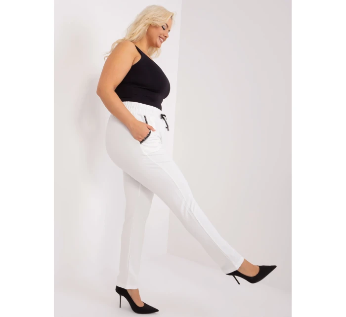 Spodnie dresowe RV DR model 19154441 ecru - FPrice Spodnie dresowe RV DR model 19154441 ecru - FPrice