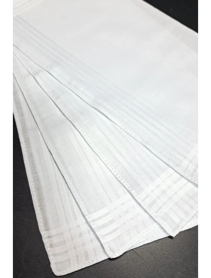 Dámské bílé kapesníky CH-895 kpl=10ks