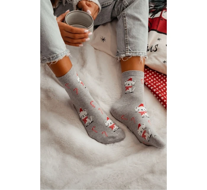 Dámské vánoční ponožky model 21730146 - Milena Dámské vánoční ponožky model 21730146 - Milena