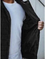 Pánská přechodná prošívaná bunda černá FashionStreet TX4145