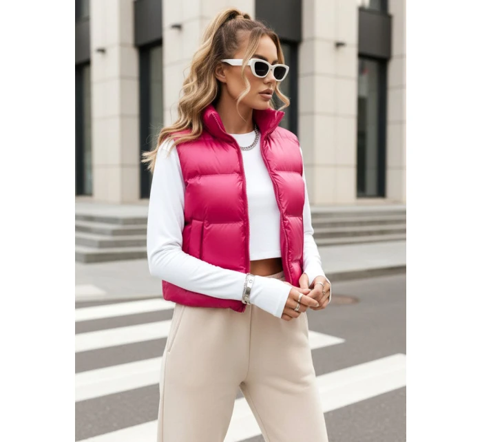 Dámská sportovní vesta RASBERRY BUSH fuchsia FashionStreet TY3808 Dámská sportovní vesta RASBERRY BUSH fuchsia FashionStreet TY3808