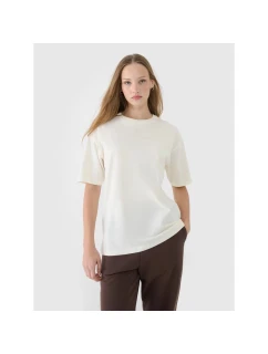 Dámské hladké tričko oversize model 21436828 - 4F