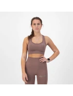 Rogelli TRINITY sportovní podprsenka špinavě růžová L
