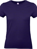 B&C #E190 /women Dámské tričko z těžké bavlny 01.004T urban purple