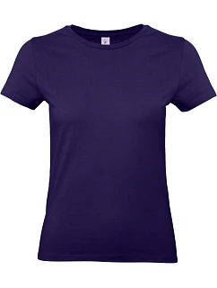 B&C #E190 /women Dámské tričko z těžké bavlny 01.004T urban purple