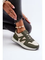 Dámské tenisky z ekologické kůže zelené Kajmány Dámské tenisky z ekologické kůže zelené Kajmány