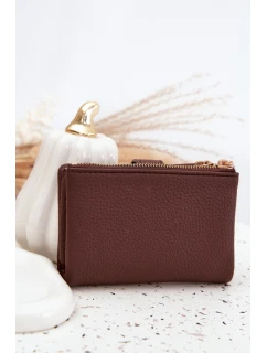 Dámská peněženka z eko kůže čokoládová Ilissea