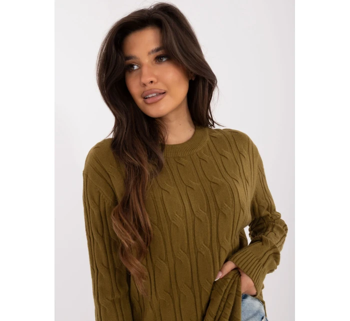 Sweter AT SW model 20461027 oliwkowy - FPrice