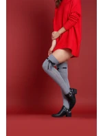 Dámské nadkolenky 835 se stuhou Mix barev - Milena Dámské nadkolenky 835 se stuhou Mix barev - Milena