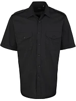 PR 212 košile s krátkým rukávem black model 22476265 - Premier