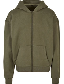 Build your Brand BY 192 Mikina s kapucí z těžké bavlny "Ultra Heavy" 56.0192 olive