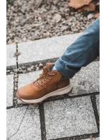 Dětské zateplené trekové boty Trapery Camel Big Star MM374202