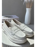 Dámské Semišové Mokasíny Světle Béžové Filidia Dámské Semišové Mokasíny Světle Béžové Filidia