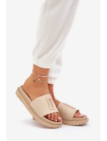 Dámské pantofle Big Star LL274A210 Béžové