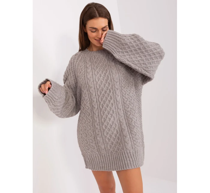 Sweter AT SW  szary model 18884828 - FPrice