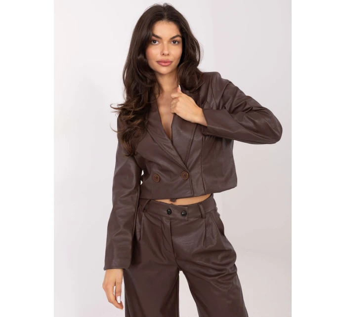 IT KR bunda FL9719.06P hnědá IT KR bunda FL9719.06P hnědá