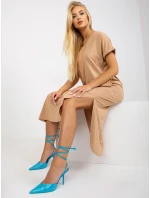 Šaty TW SK OB031.11 velbloud Šaty TW SK OB031.11 velbloud