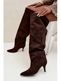 Kozačky na podpatku  model 230958 Step in style