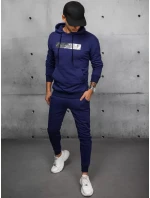 Pánské tmavě modré tepláky FashionStreet AX0695 Pánské tmavě modré tepláky FashionStreet AX0695