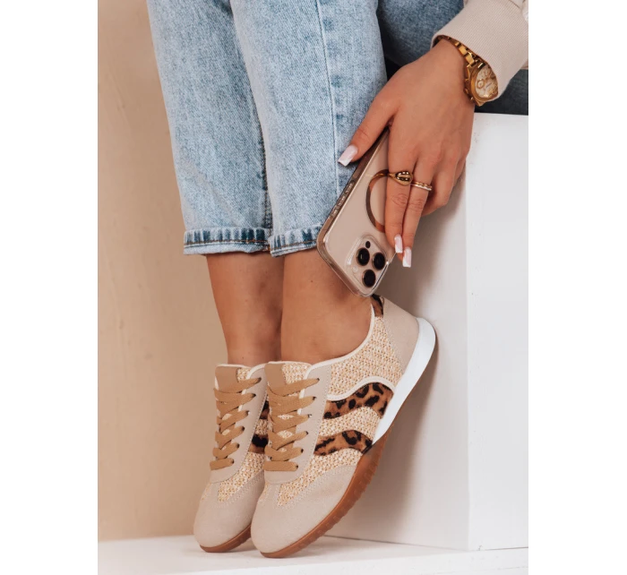Dámské sportovní tenisky s leopardím vzorem Dstreet model 21984841 - FashionStreet